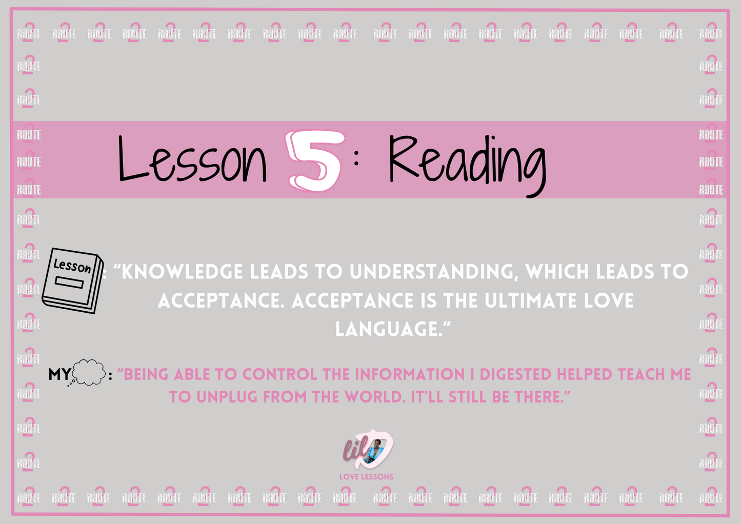 lilD's Love Lessons: 12 Steps to Better Mental Health